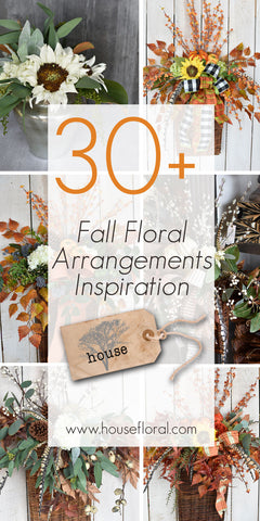 fall floral arrangement inspiration diy