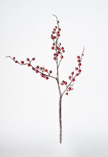 33 Faux White Berry Branch Stem – House by JSD