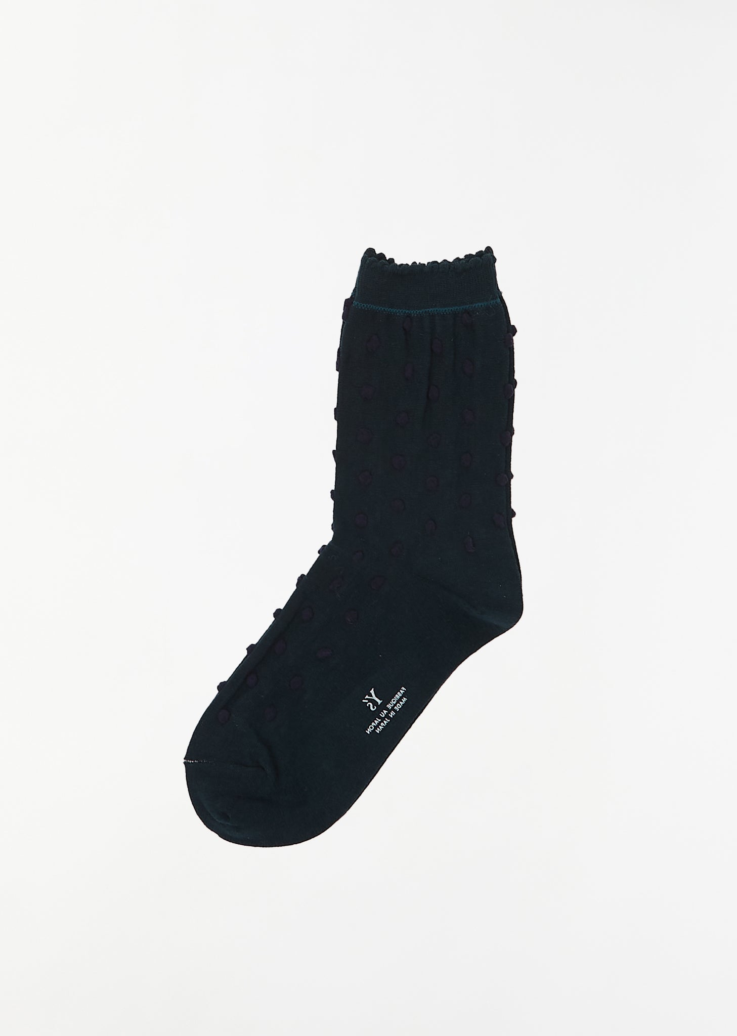 Y's Dot Socks In Black