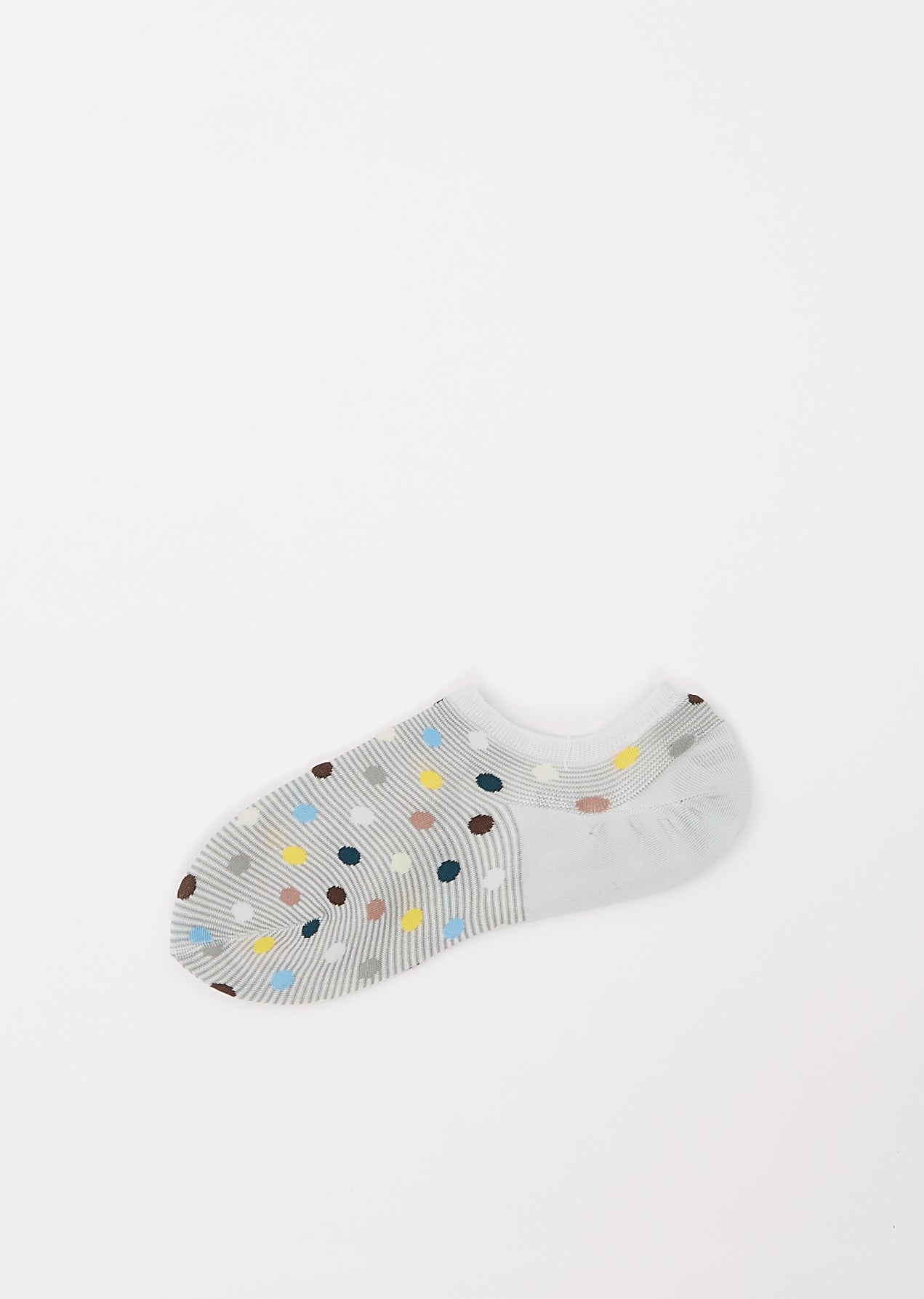 Shop Antipast Candy Dots Knitted Socks In Light Grey