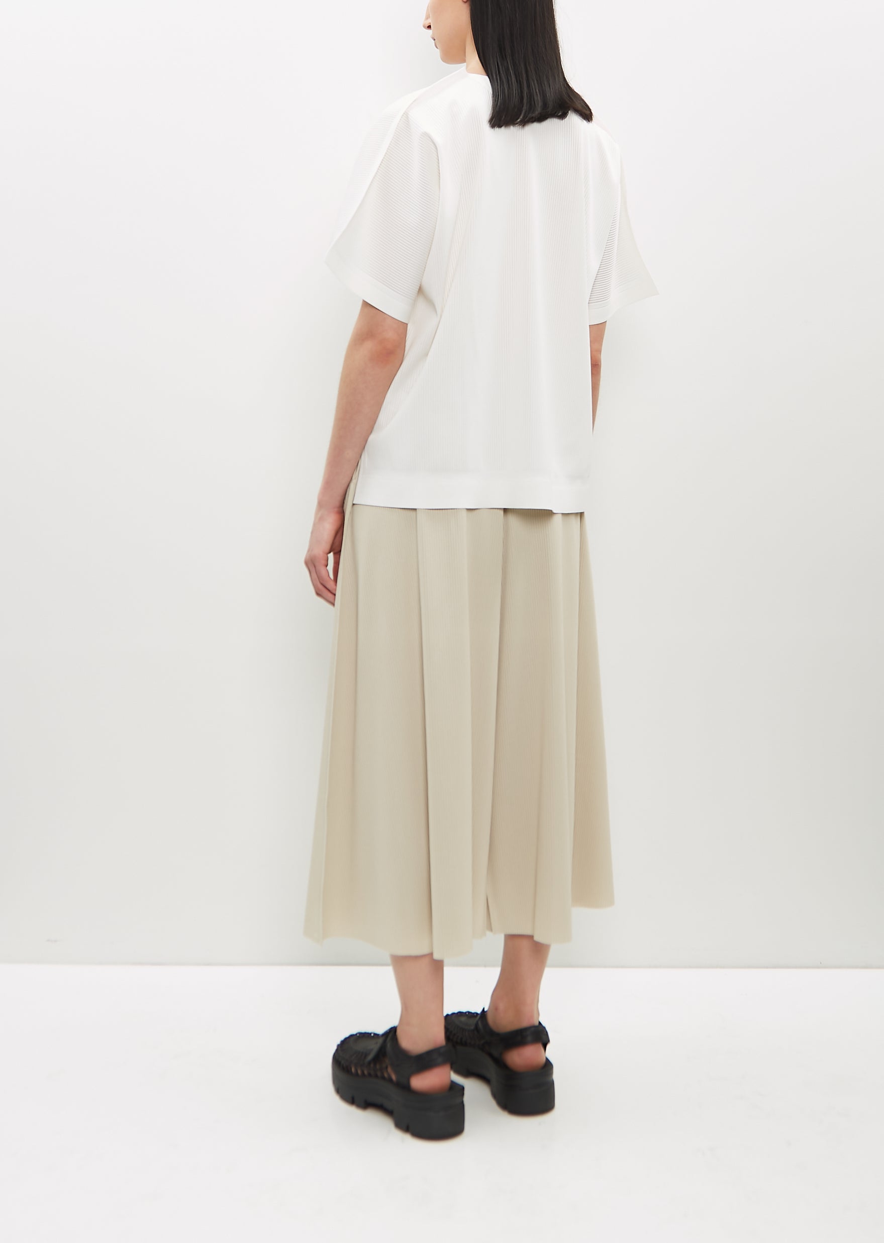 Shop Issey Miyake A-poc Form Shirt In 02-off White