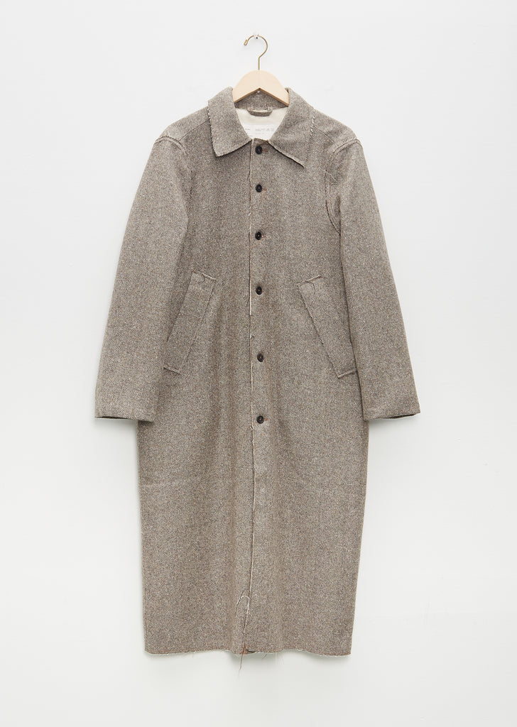Long Cotton Twill Coat – La Garçonne