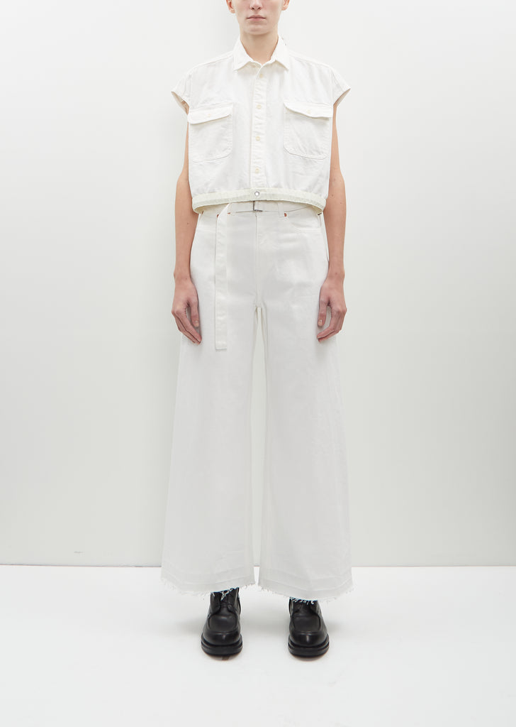 Boot Cut Denim Pants  sacai Official Store