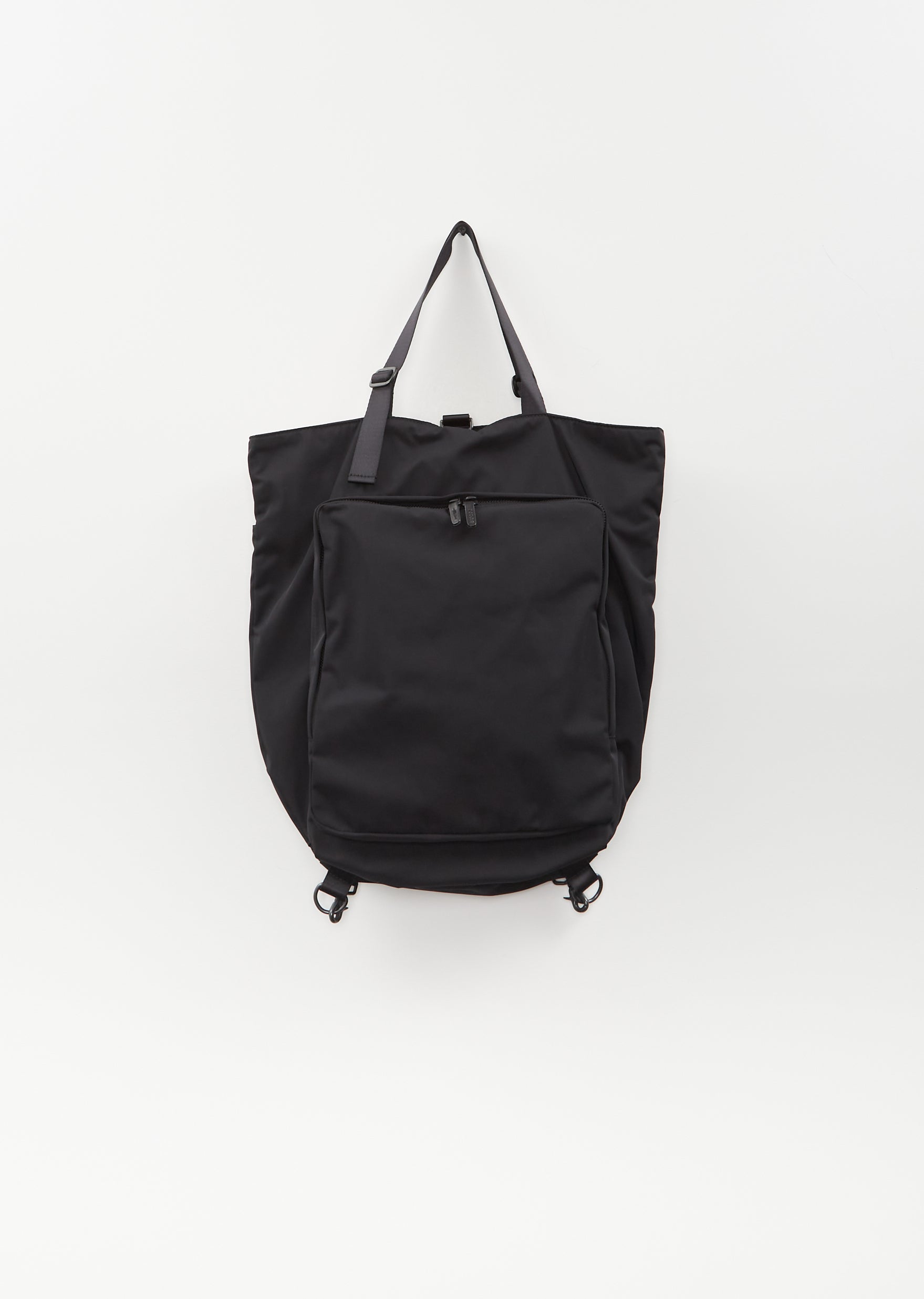 Amiacalva Gabardine 2way Backpack In Black