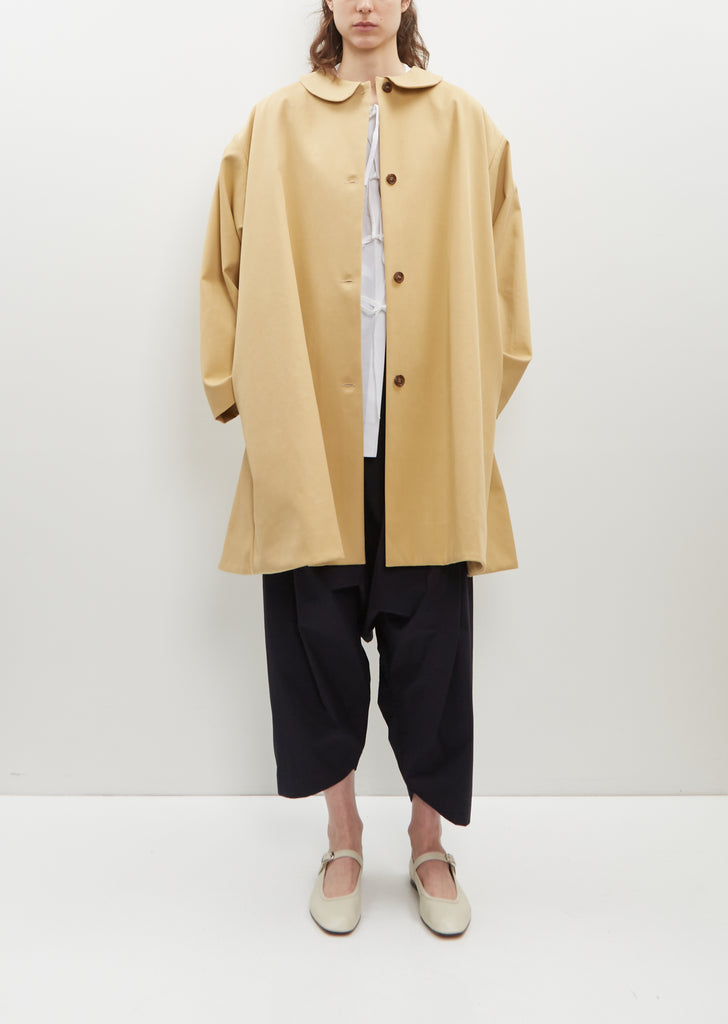 Oversized Wind Slip Soutien Coat – La Garçonne