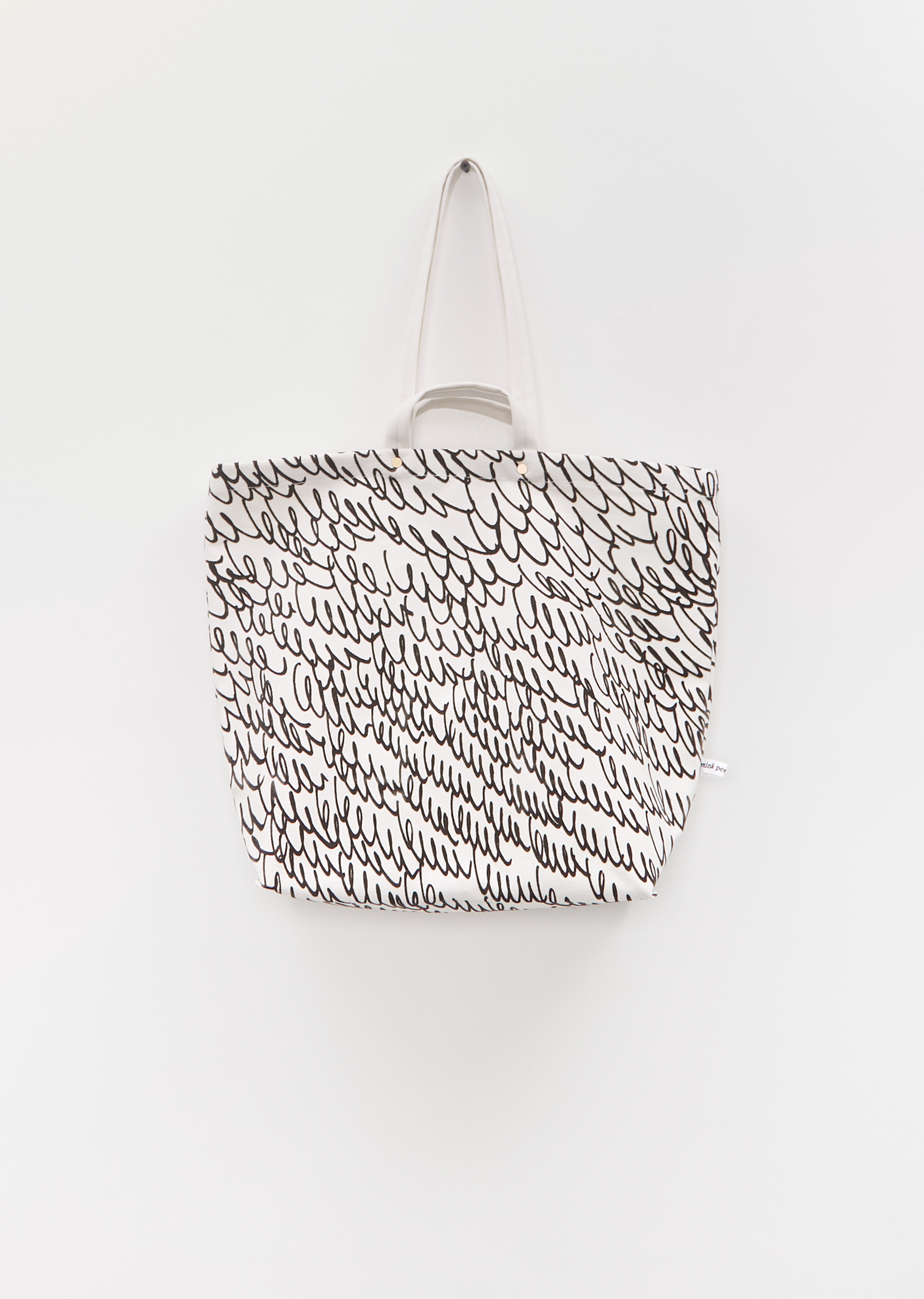 Min Perhonen Lululu Cotton Tote Bag ?? Light Beige Size: M