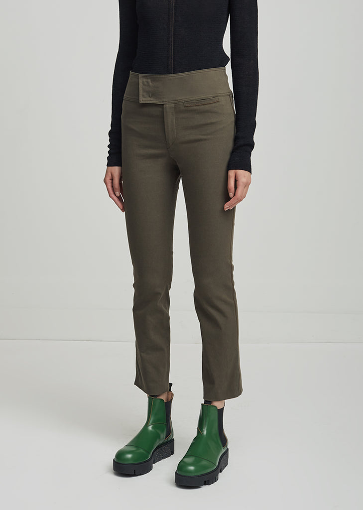 Ludlow New Stretch Cotton Trousers by Isabel Marant- La Garçonne