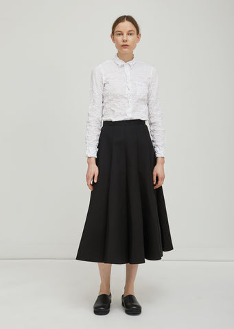 Cotton Bonded Skirt by Junya Watanabe - La Garçonne