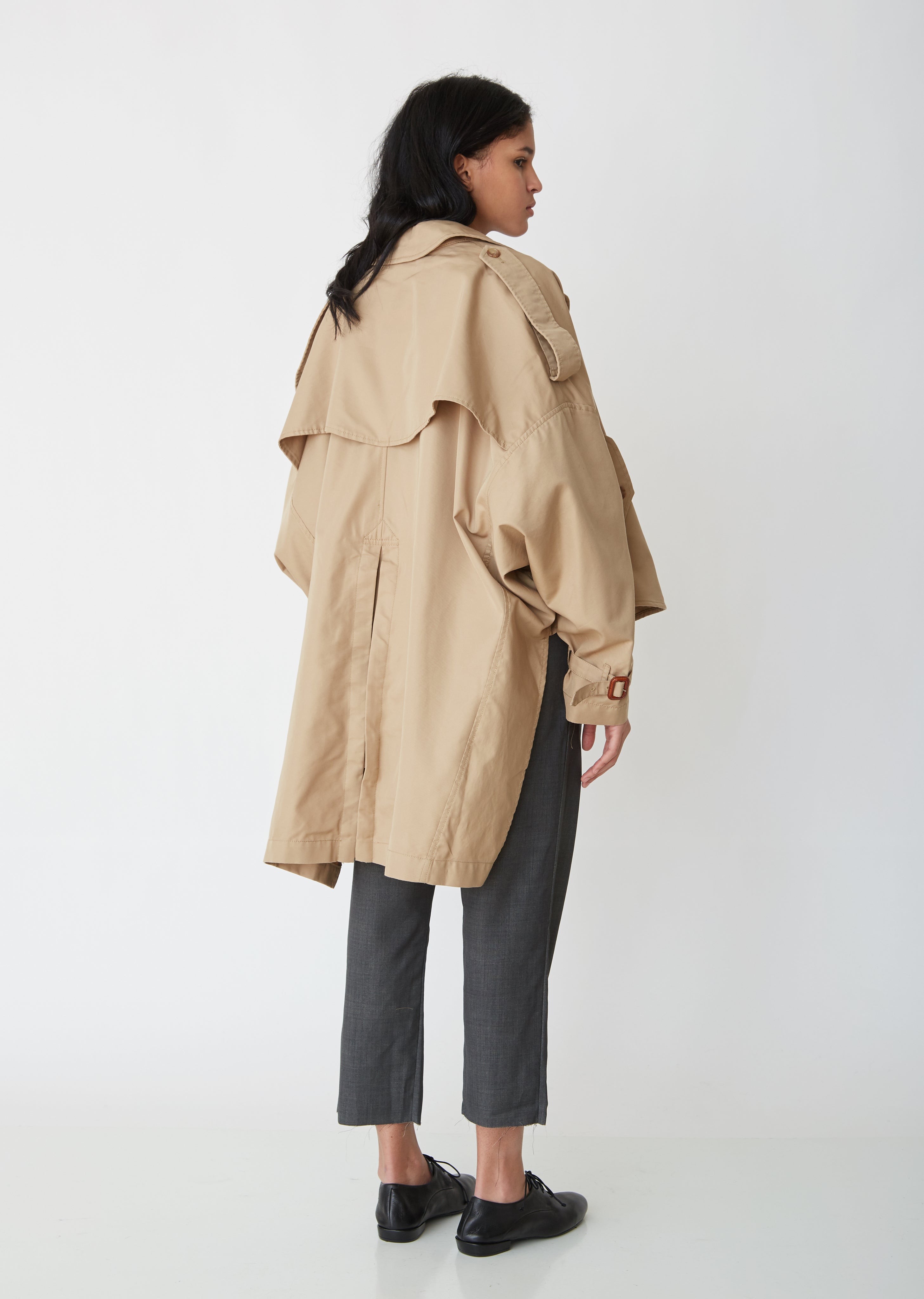 Tuck-In Trench Coat – La Garçonne