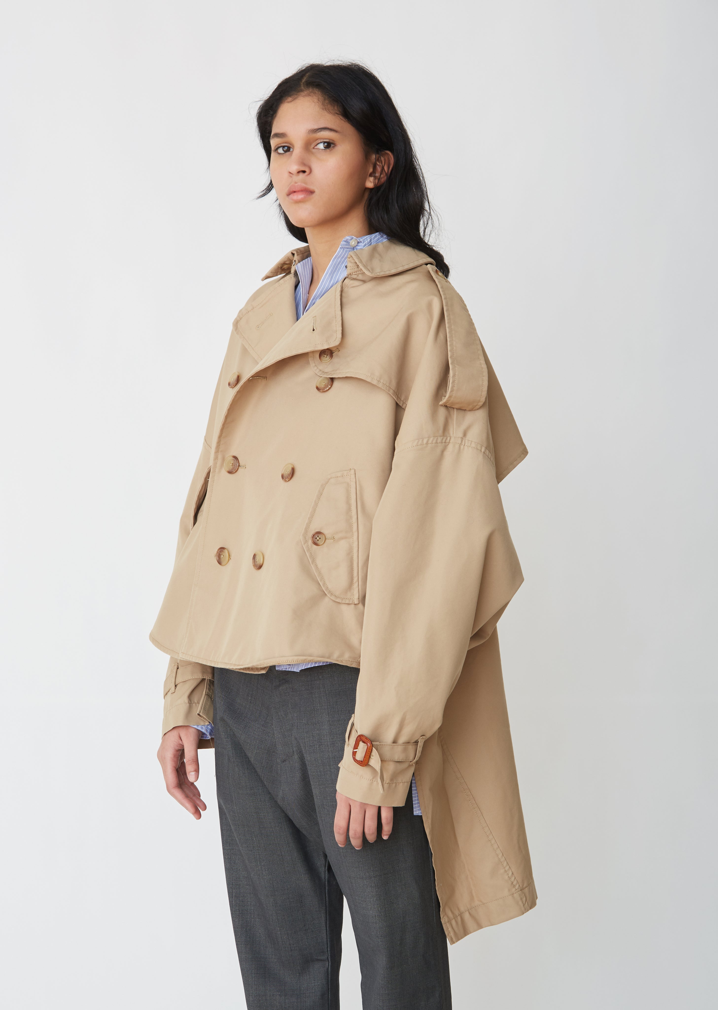 Tuck-In Trench Coat – La Garçonne