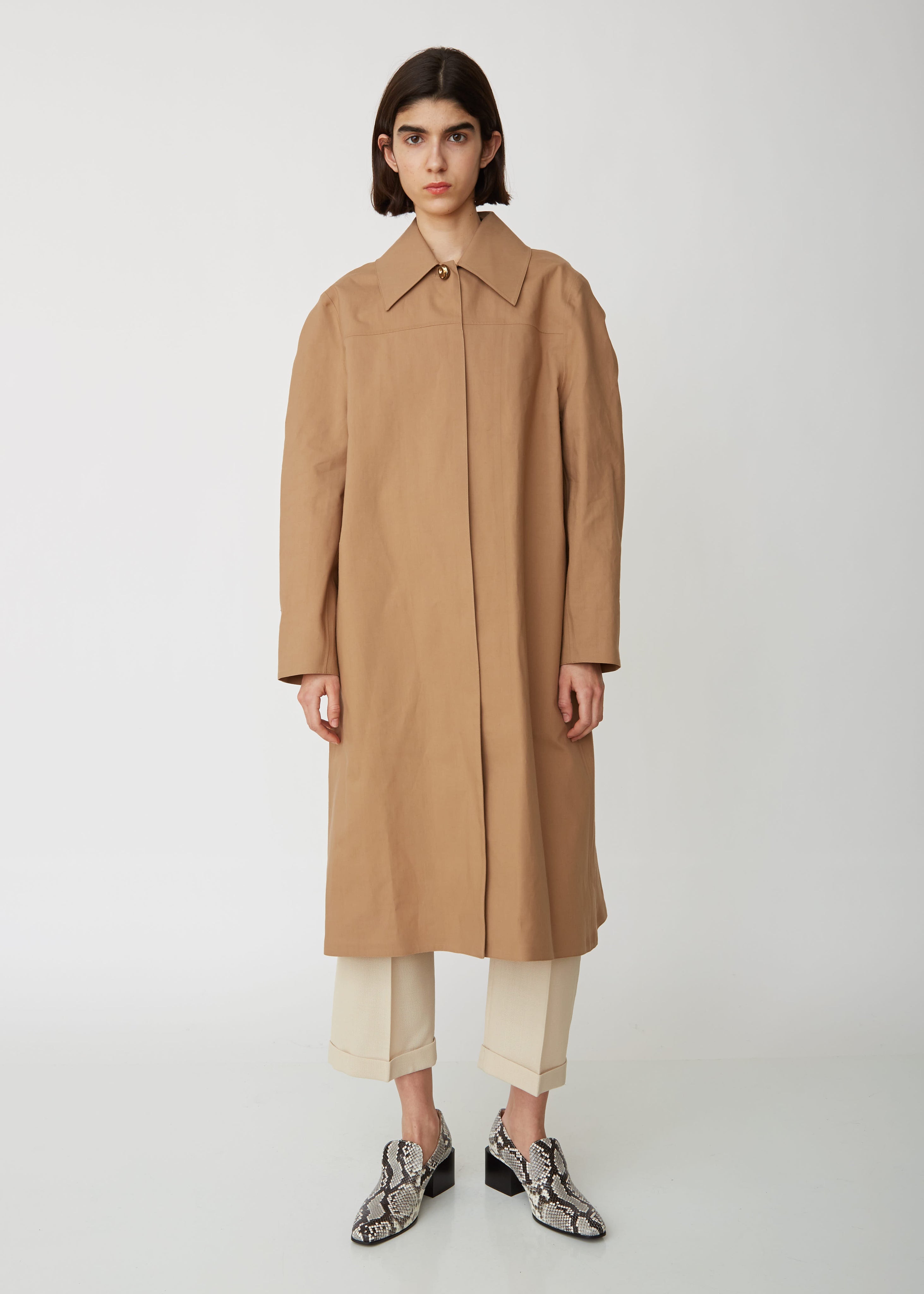 Onna Bonded Mac Coat – La Garçonne