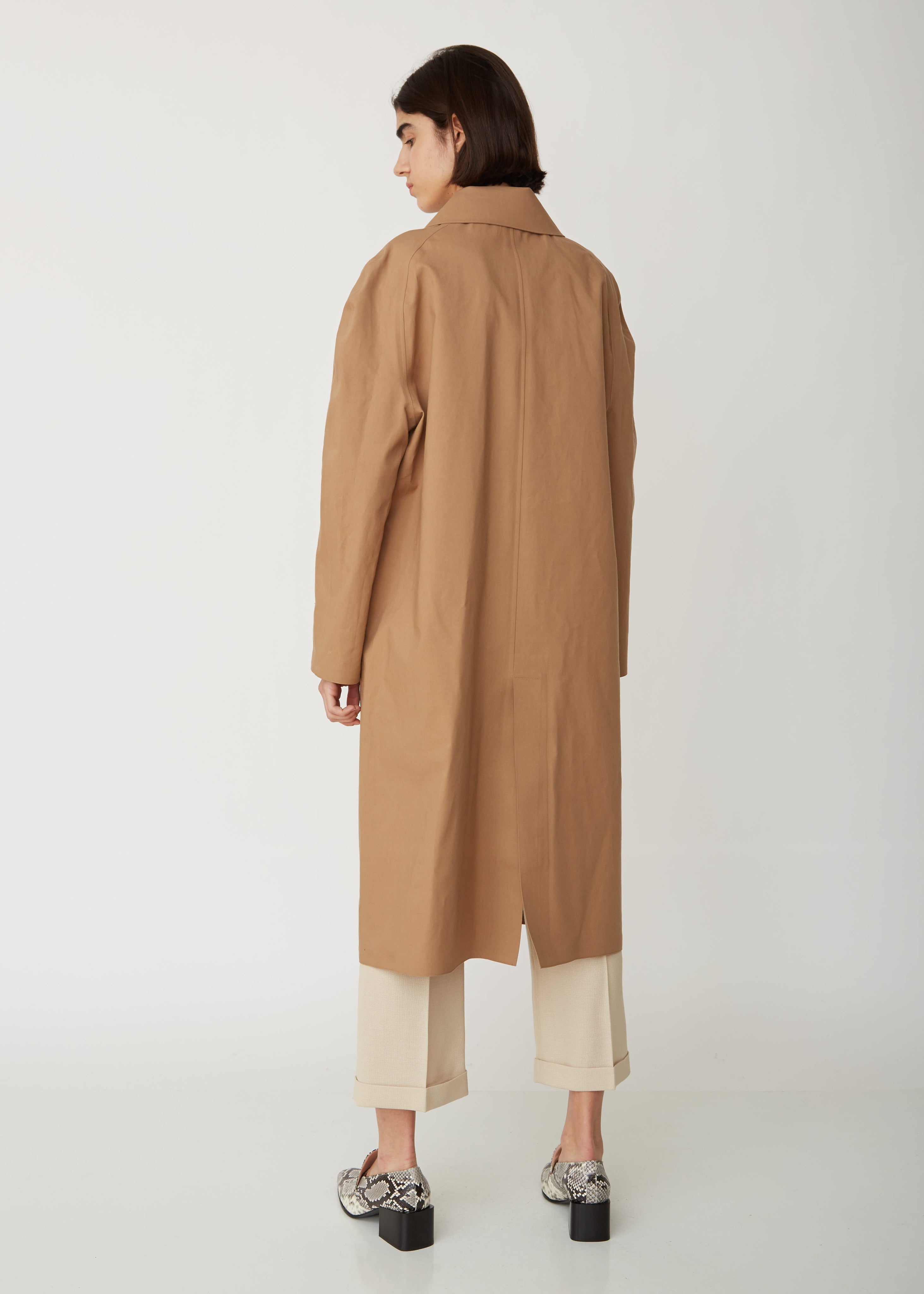 Onna Bonded Mac Coat – La Garçonne