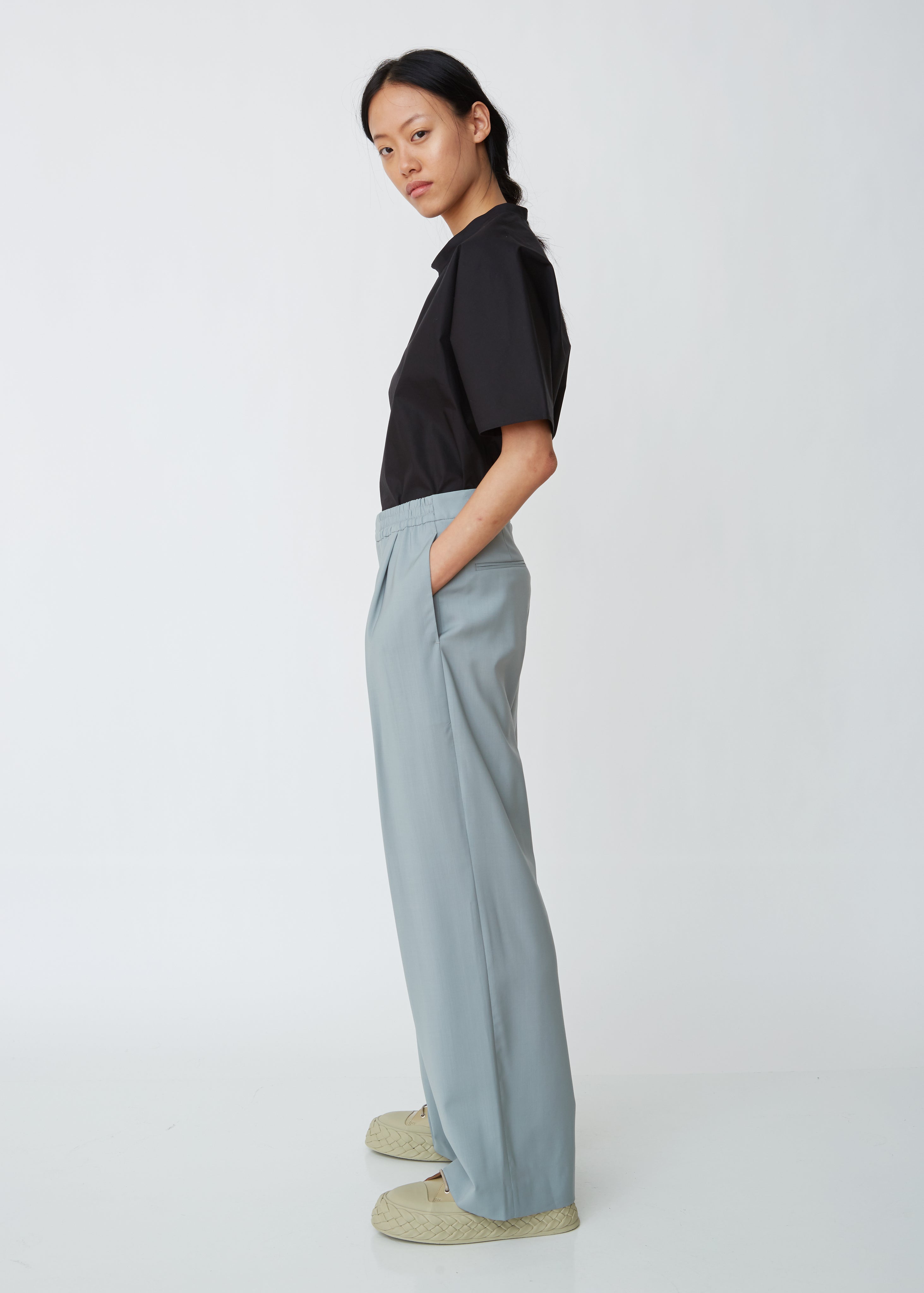 Obstruction Light Wool Trousers – La Garçonne