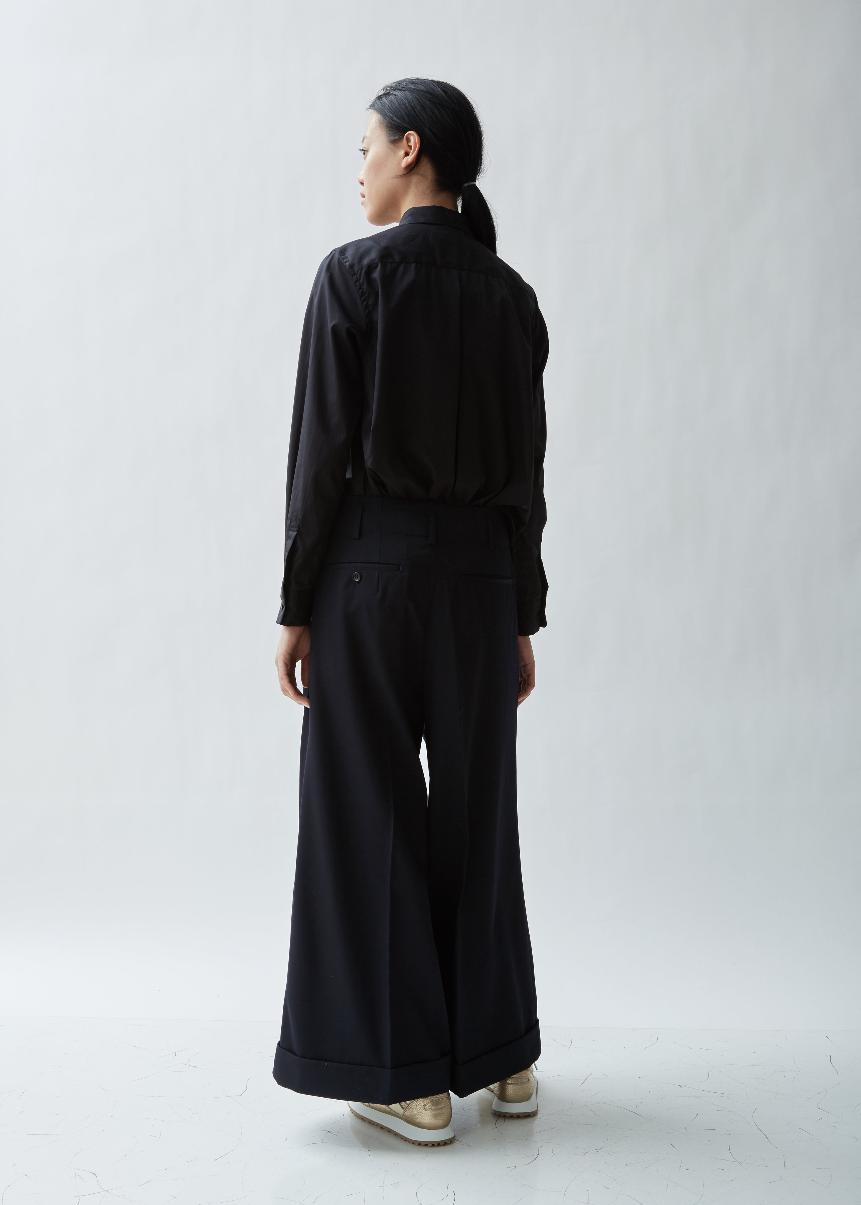 RAYON GABARDINE WIDE PANTS - ガウチョパンツ