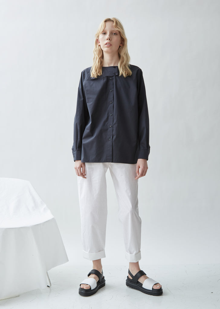 Brix Crispy Cotton Silk Shirt – La Garçonne