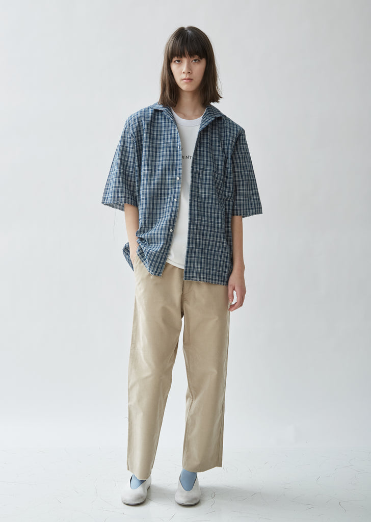 Checked Cotton School Shirt – La Garçonne