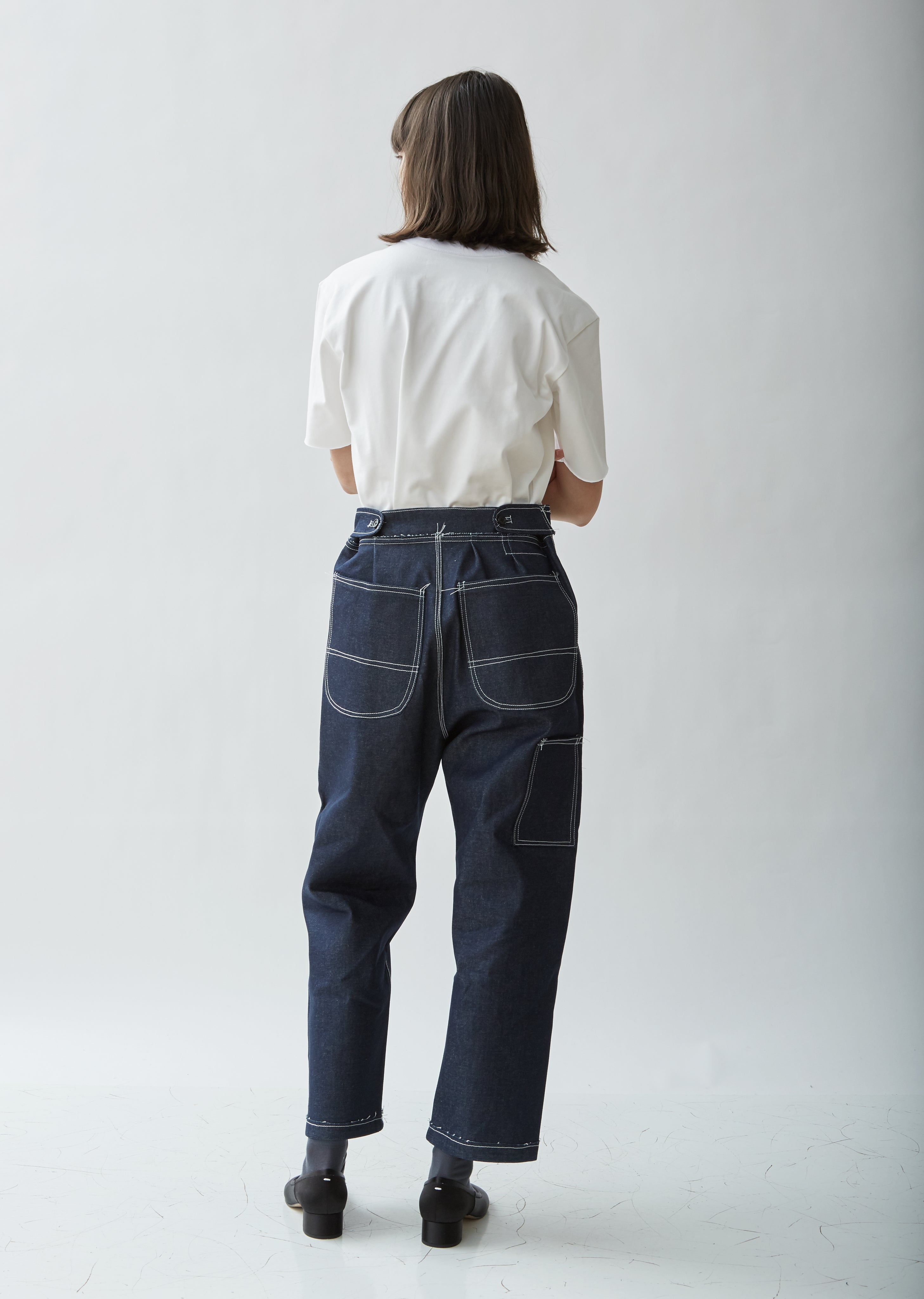 Easy Cone Mill Denim Pants – La Garçonne