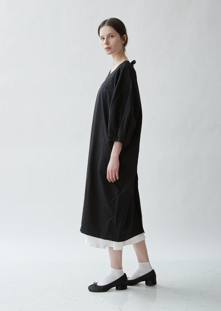 Herringbone Garment Treated Smock Dress – La Garçonne