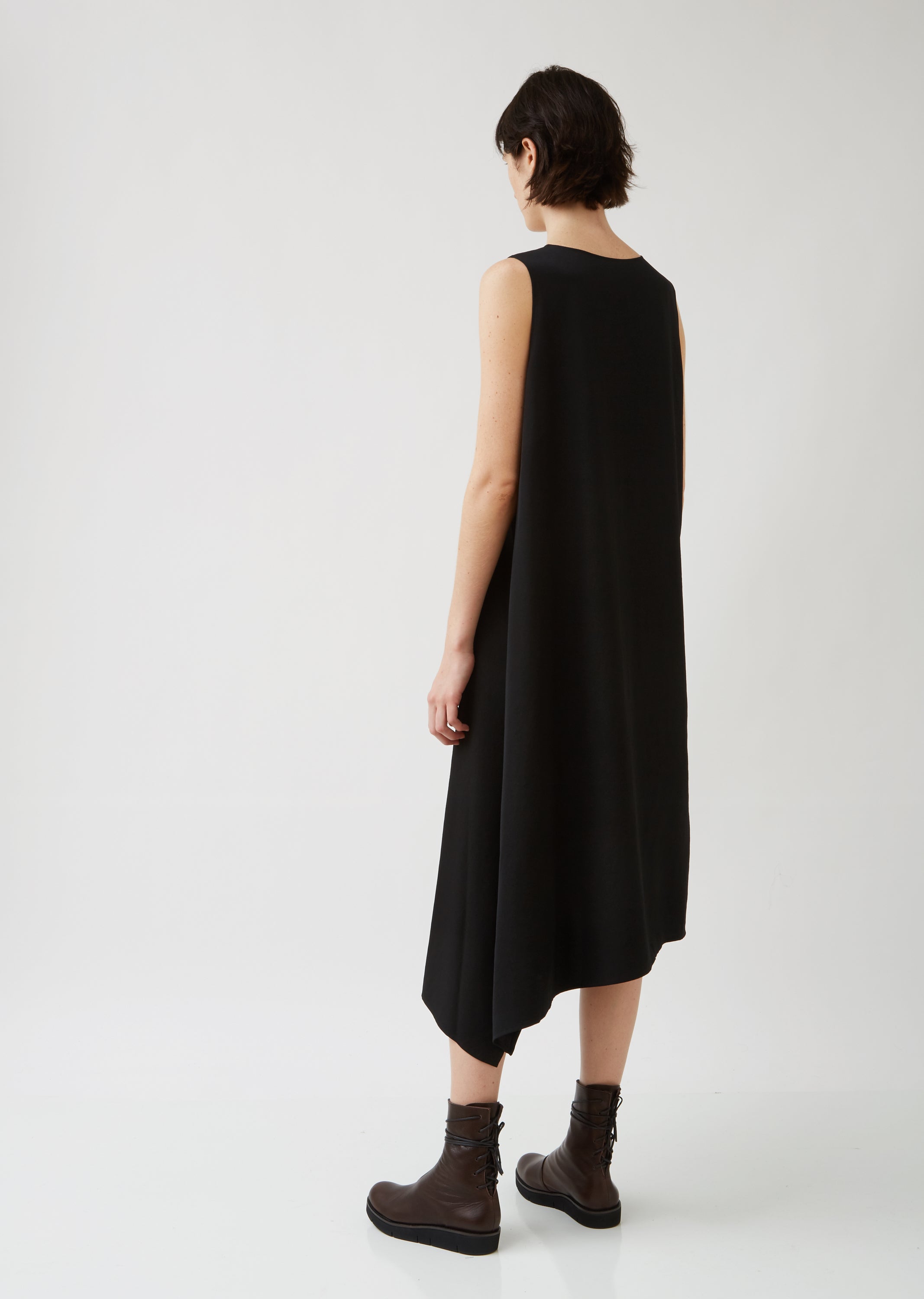 O-Asymmetrical Sleeveless Dress – La Garçonne