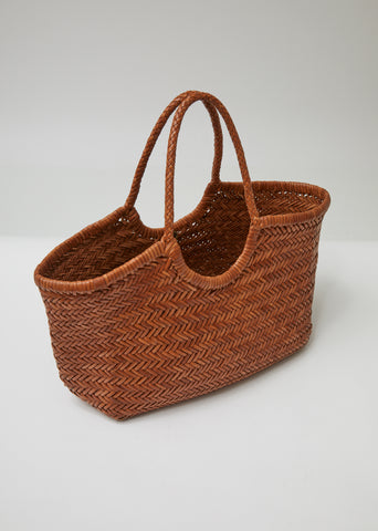 Nantucket Woven Leather Bag by Dragon Diffusion- La Garçonne