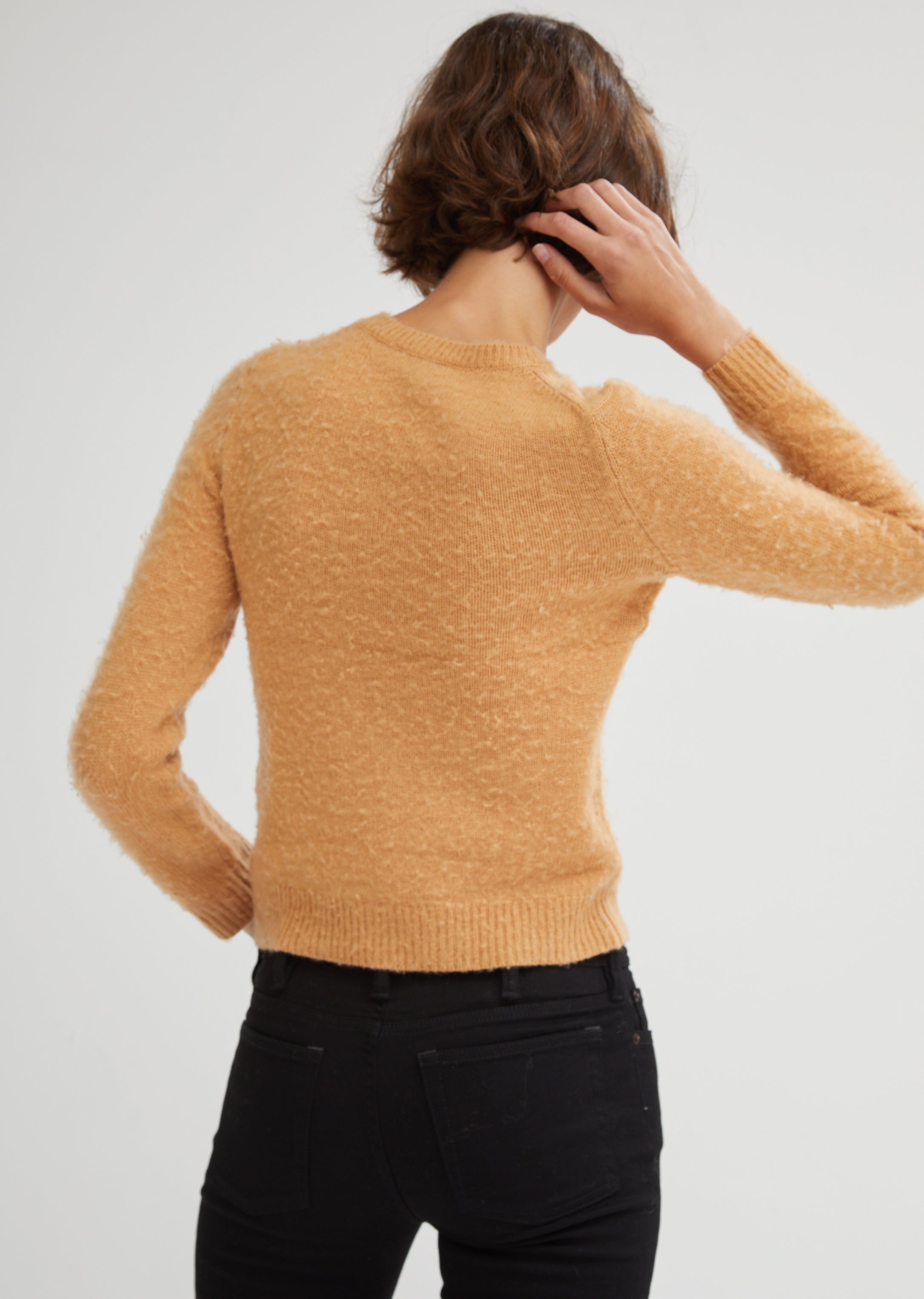 Wool Cashmere Pilled Sweater by Acne Studios- La Garçonne
