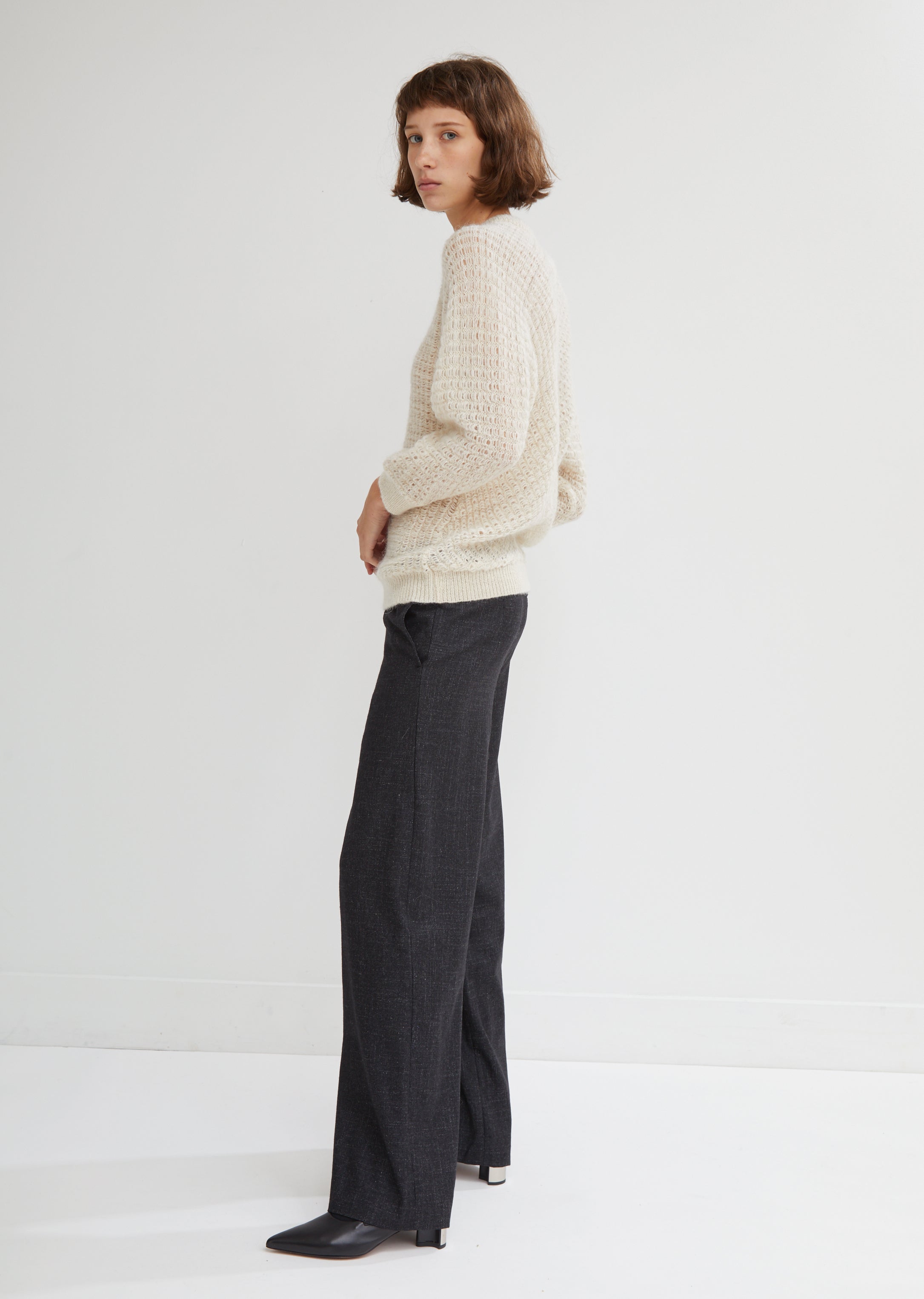 Strands Wool Trousers by Stephan Schneider- La Garçonne