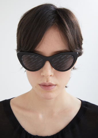 balenciaga logo mania sunglasses