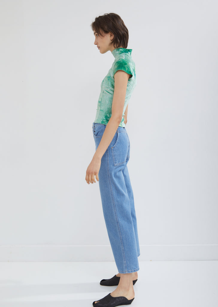 ローズ着用 Eckhaus Latta Wide Leg Jeansの+inforsante.fr