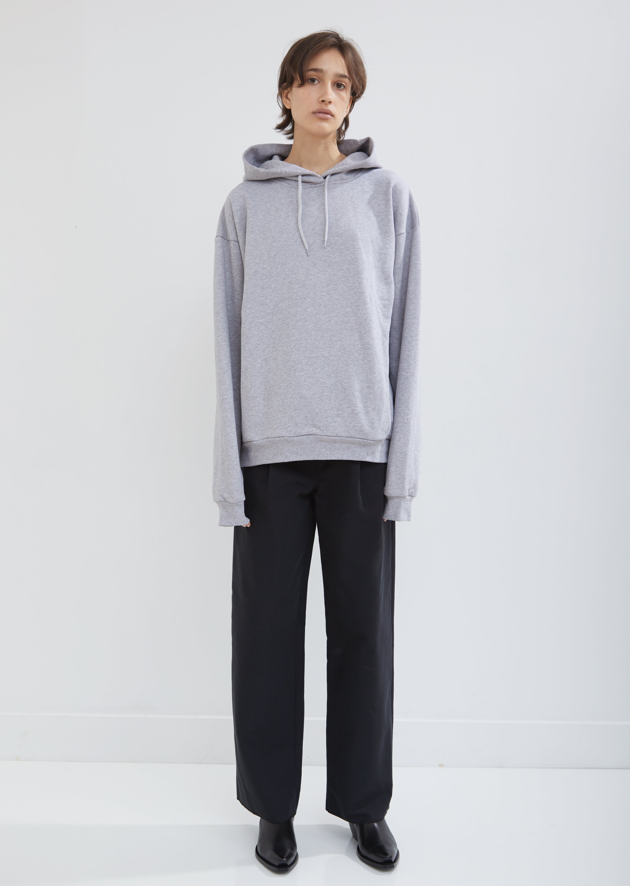 martine rose grey hoodie