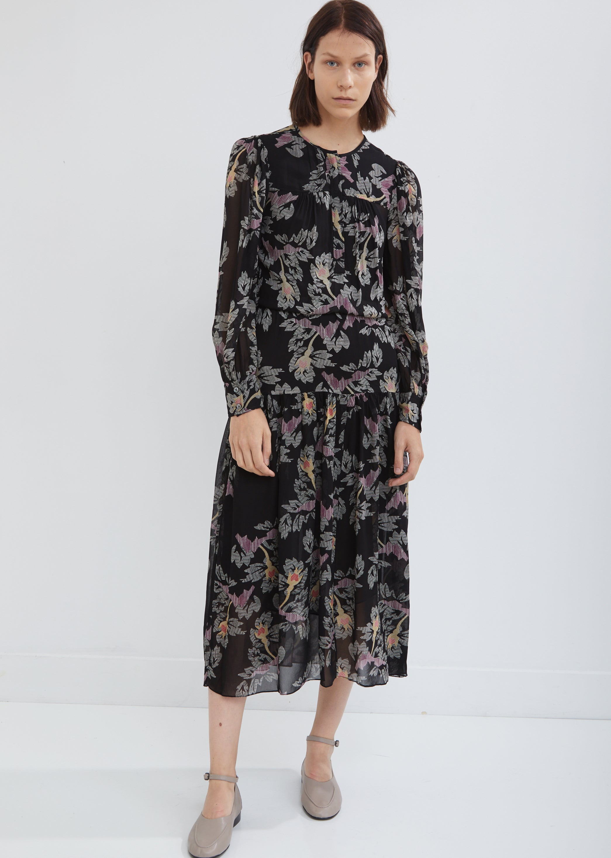 Jina Floral Dress by Isabel Marant Étoile- La Garçonne