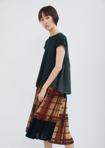 Cotton Pleated Back T-Shirt by Sacai– La Garçonne