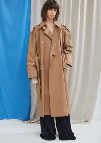 Classic Cotton Trench Coat by Acne Studios- La Garçonne