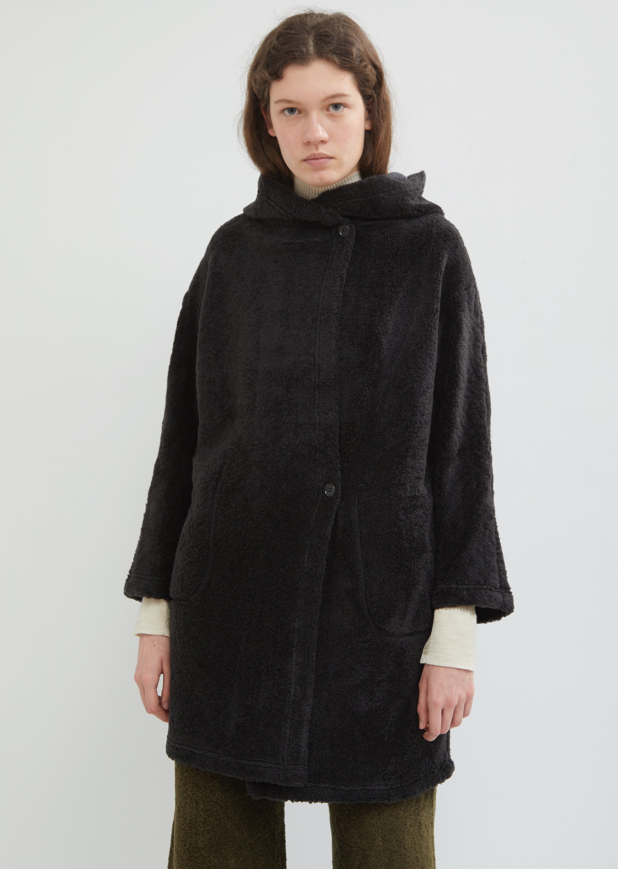 Reversible Faux Fur Hooded Coat by Antipast- La Garçonne