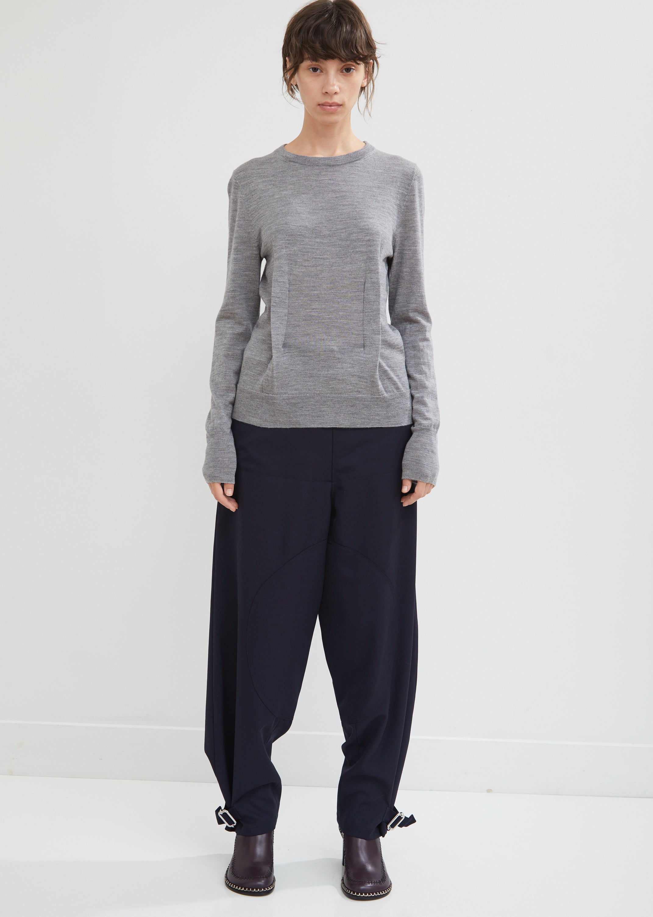 Wool Jumper With Dart Detailing by JW Anderson- La Garçonne