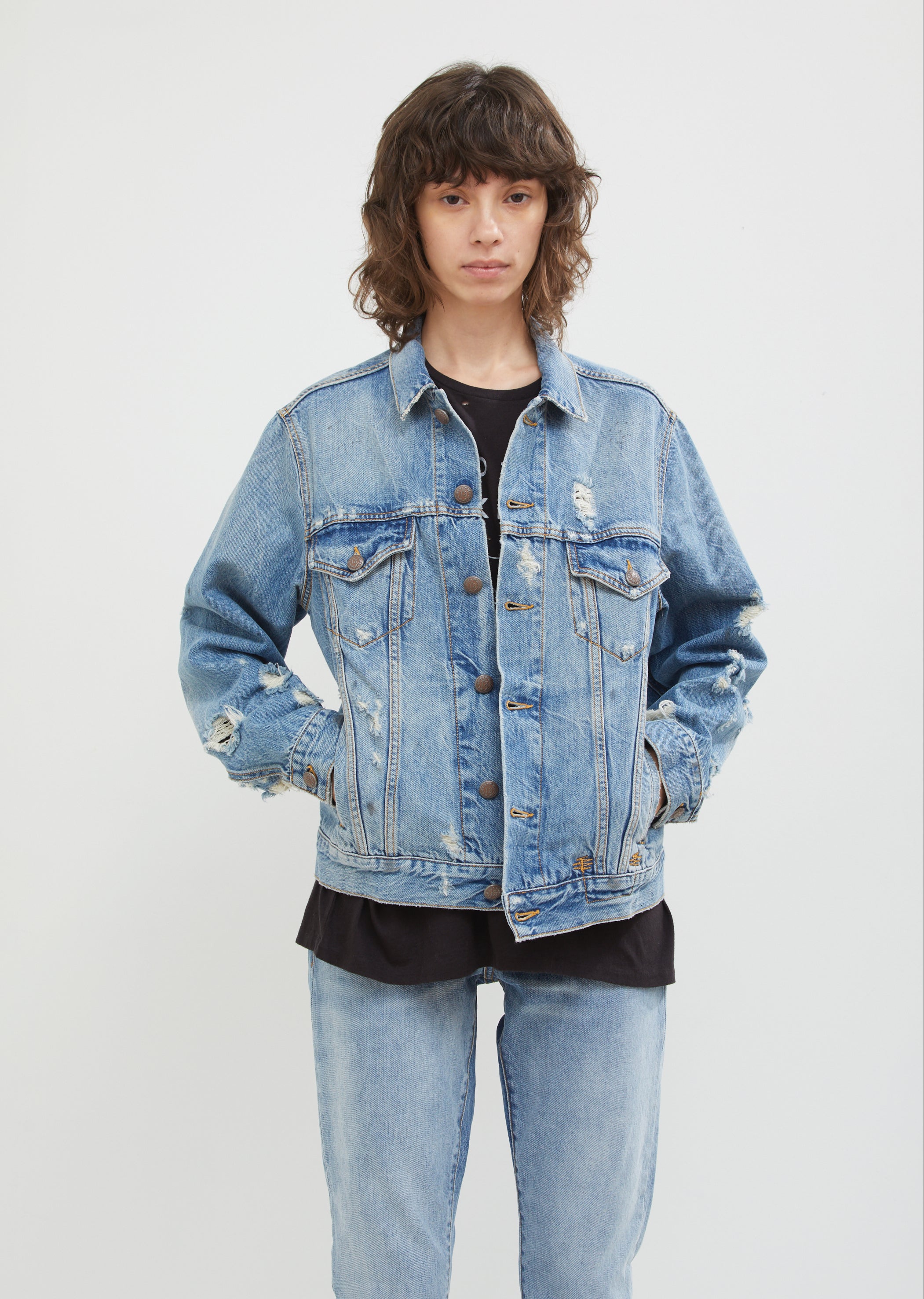 Sky Trucker Jacket by R13- La Garçonne