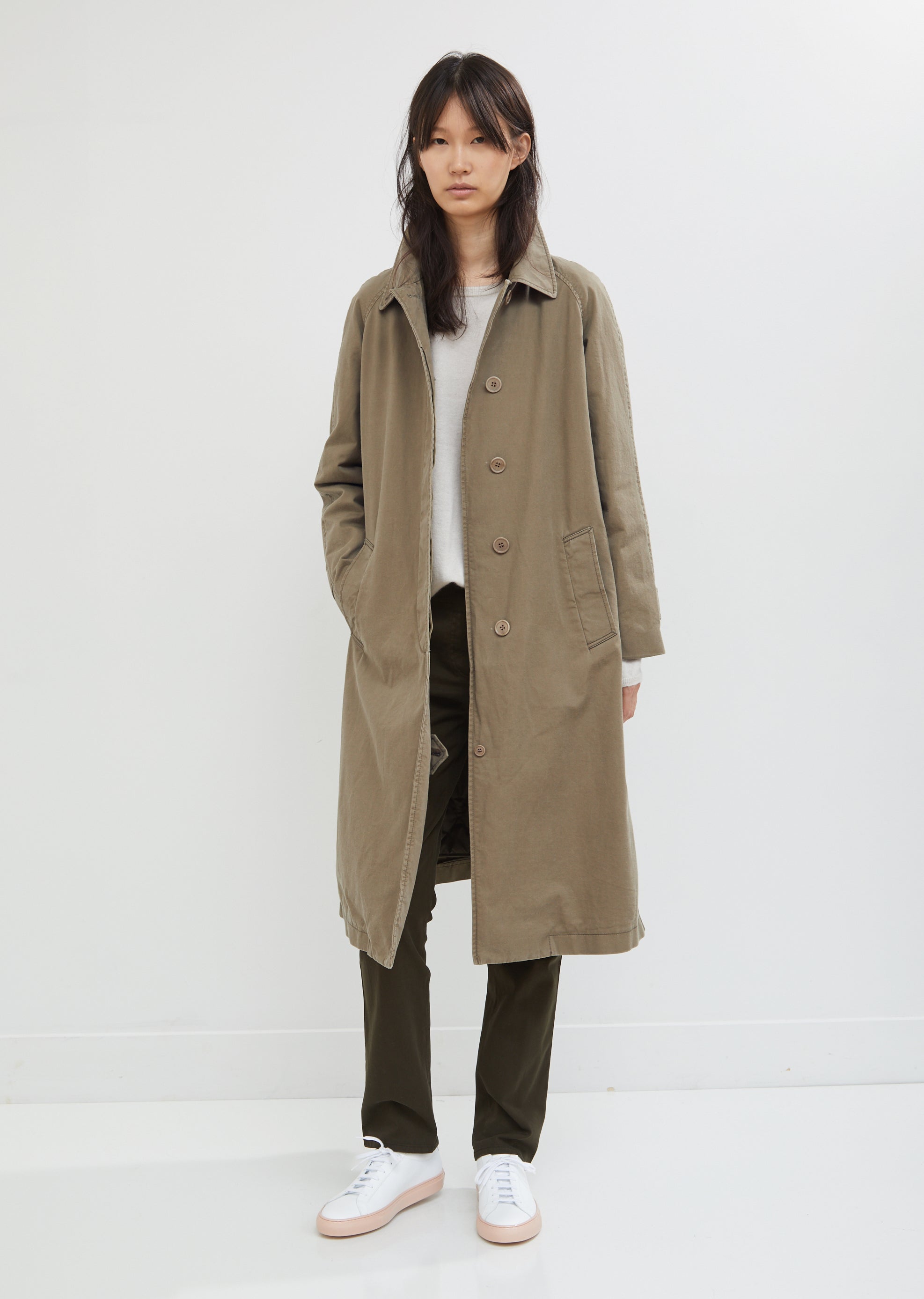 Trench Coat with Removable Lining by Aspesi- La Garçonne