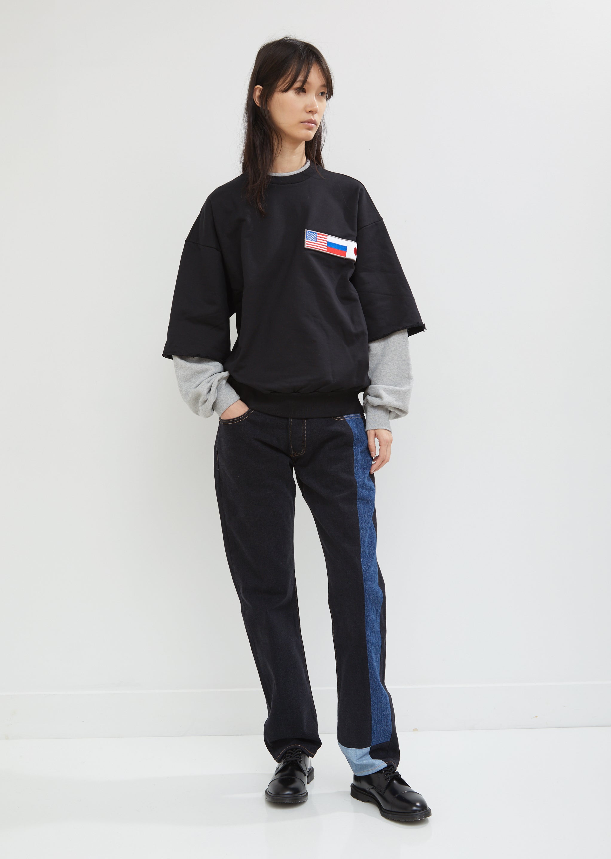 X Levi's Patchwork Pant by Gosha Rubchinskiy- La Garçonne