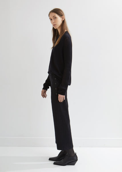 Algernon Linen and Wool Pinstriped Trousers by Ann Demeulemeester– La ...