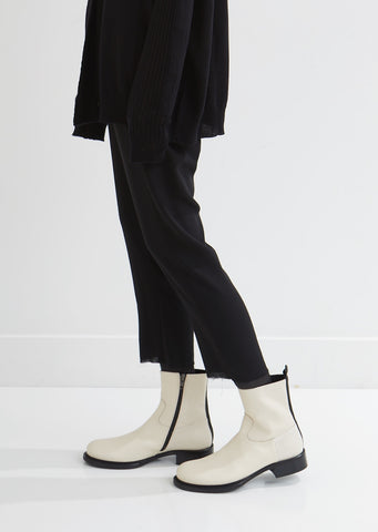 Vitello Lucido Ankle Boots by Ann Demeulemeester– La Garçonne