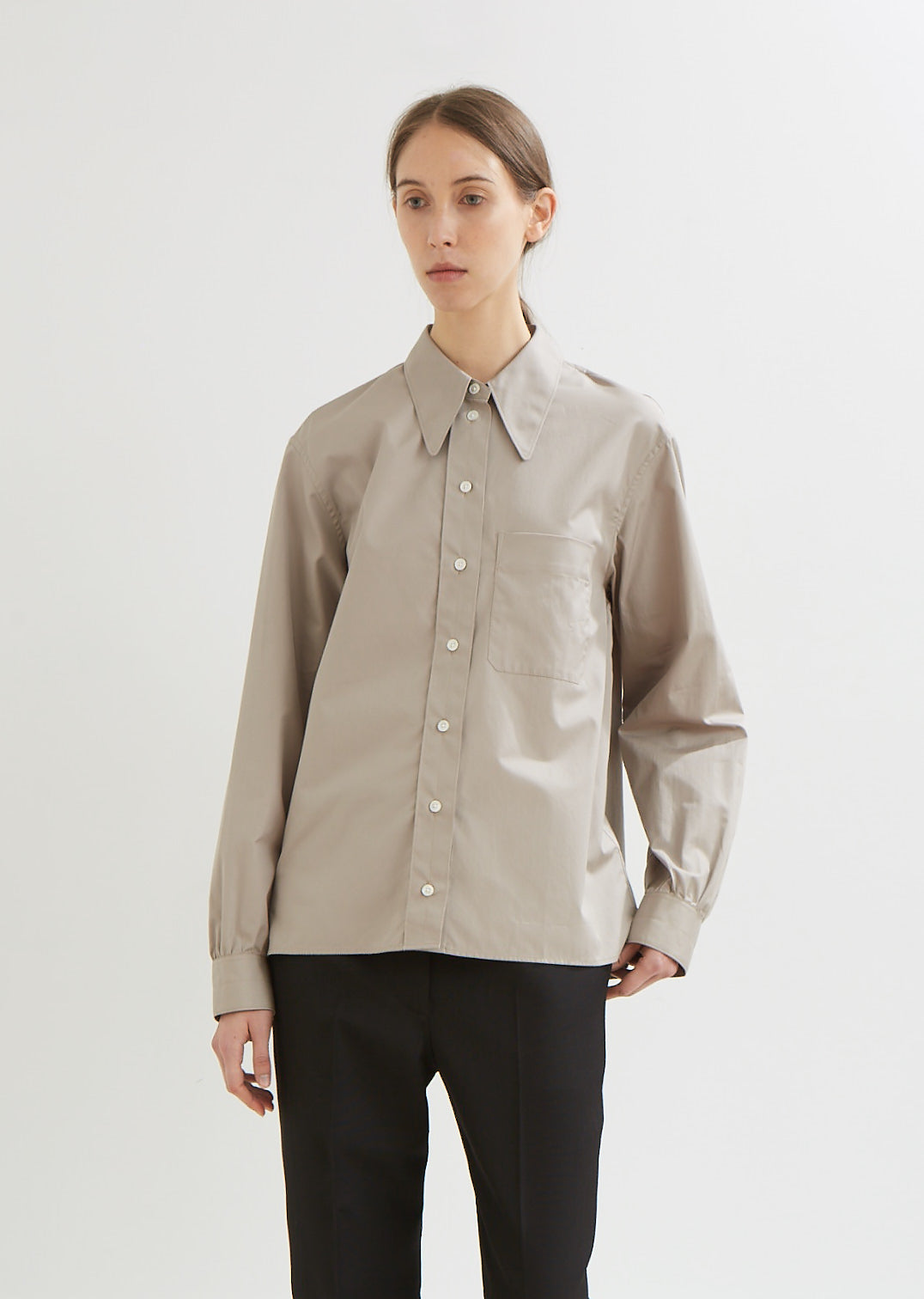 Pointed Collar Shirt by Lemaire- La Garçonne