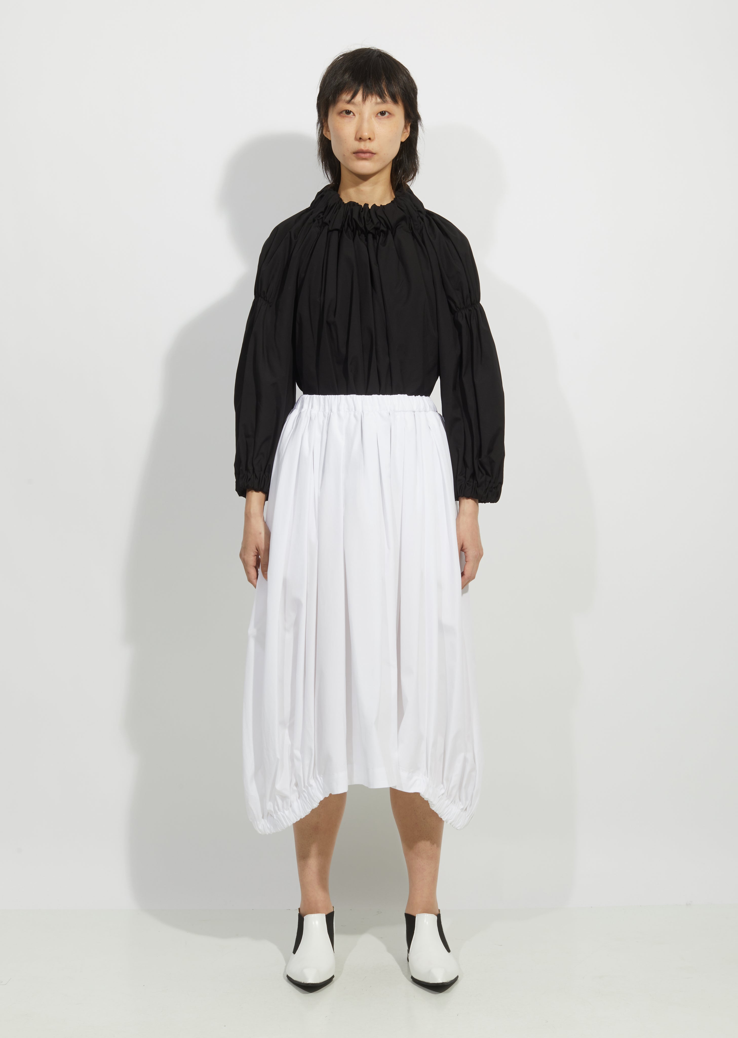 Cotton Broadcloth Skirt – La Garçonne