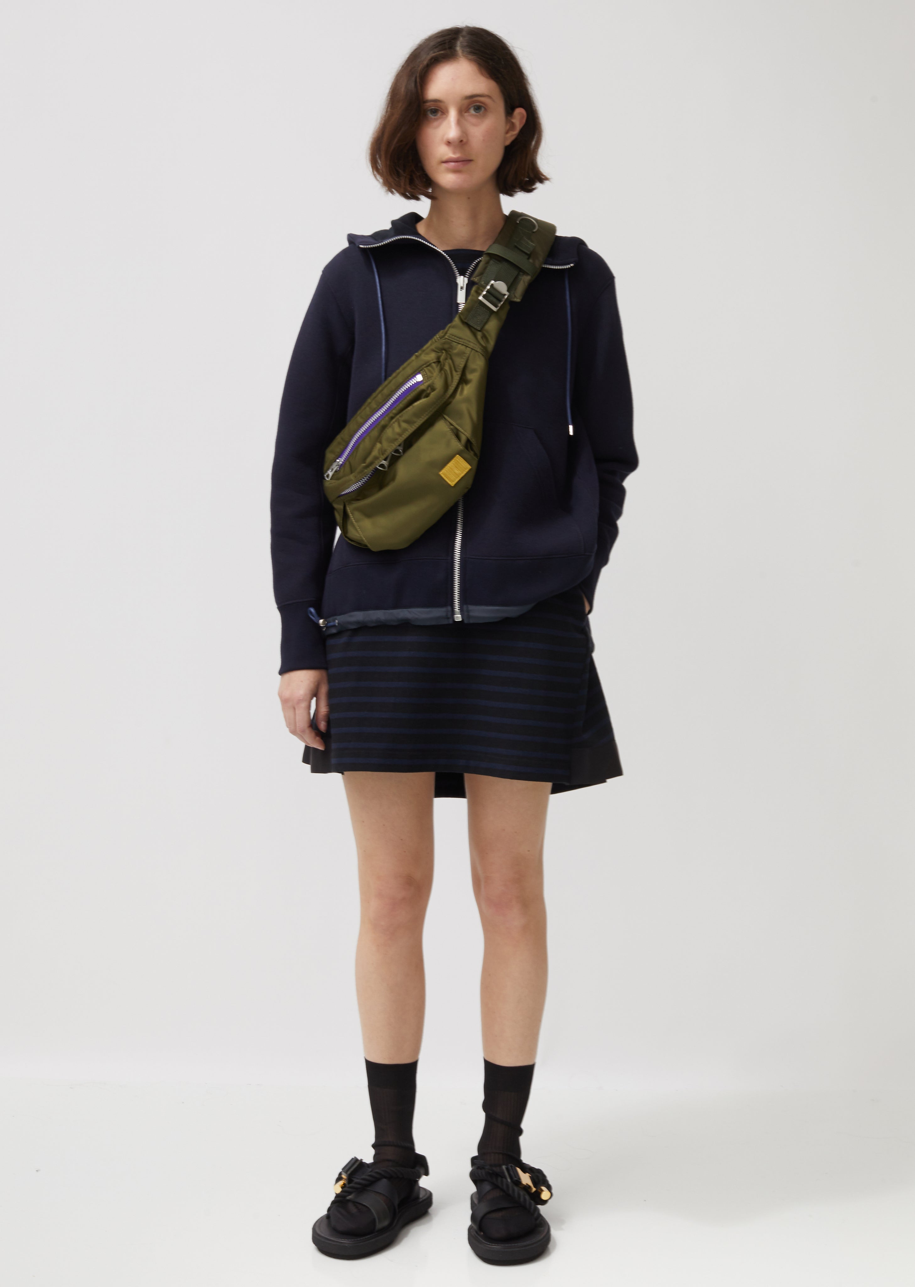 sacai PORTER 3連ボディバッグ-