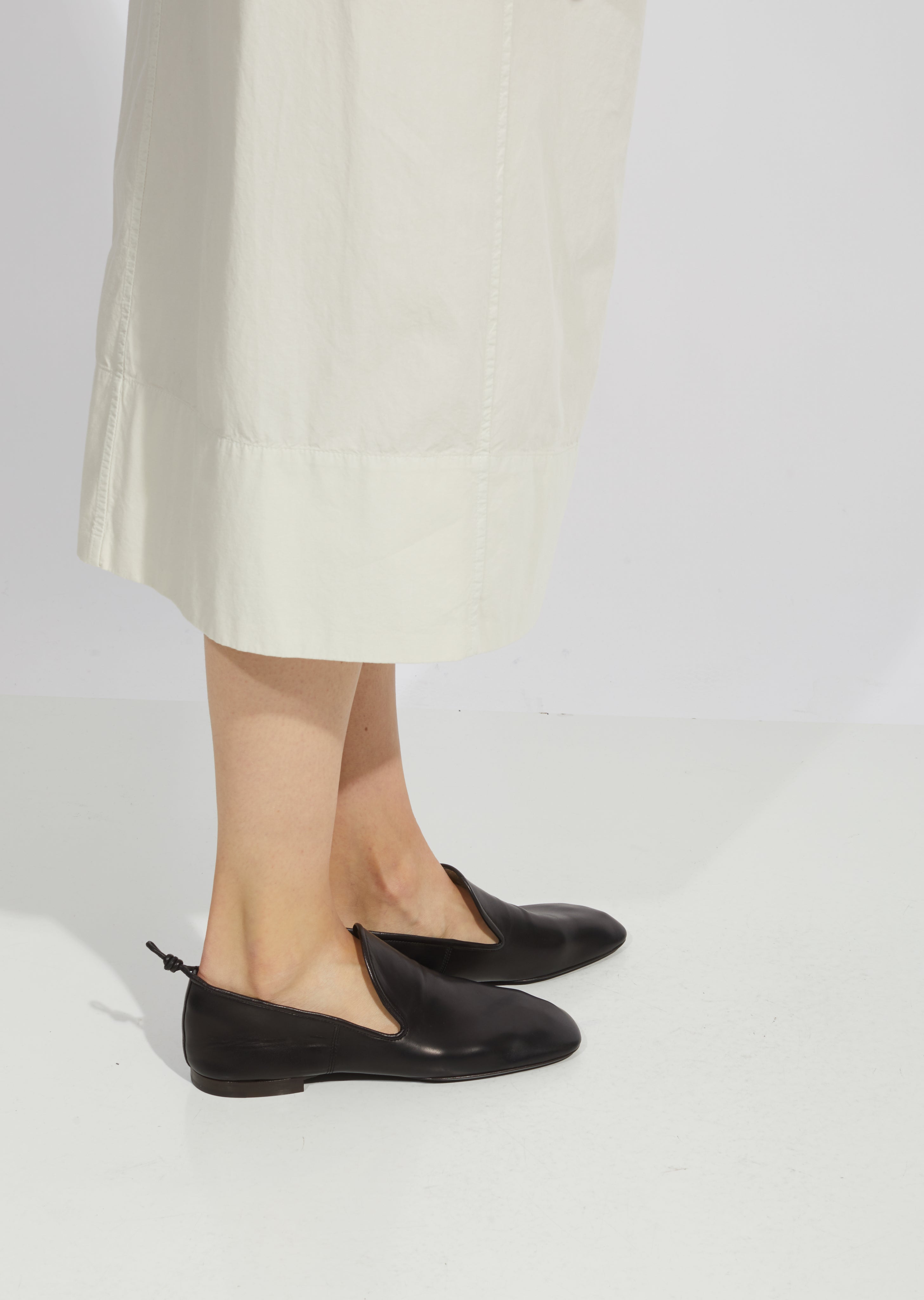 lemaire soft heeled loafers