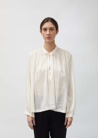 Cotton & Silk Voile Bohemian Shirt – La Garçonne