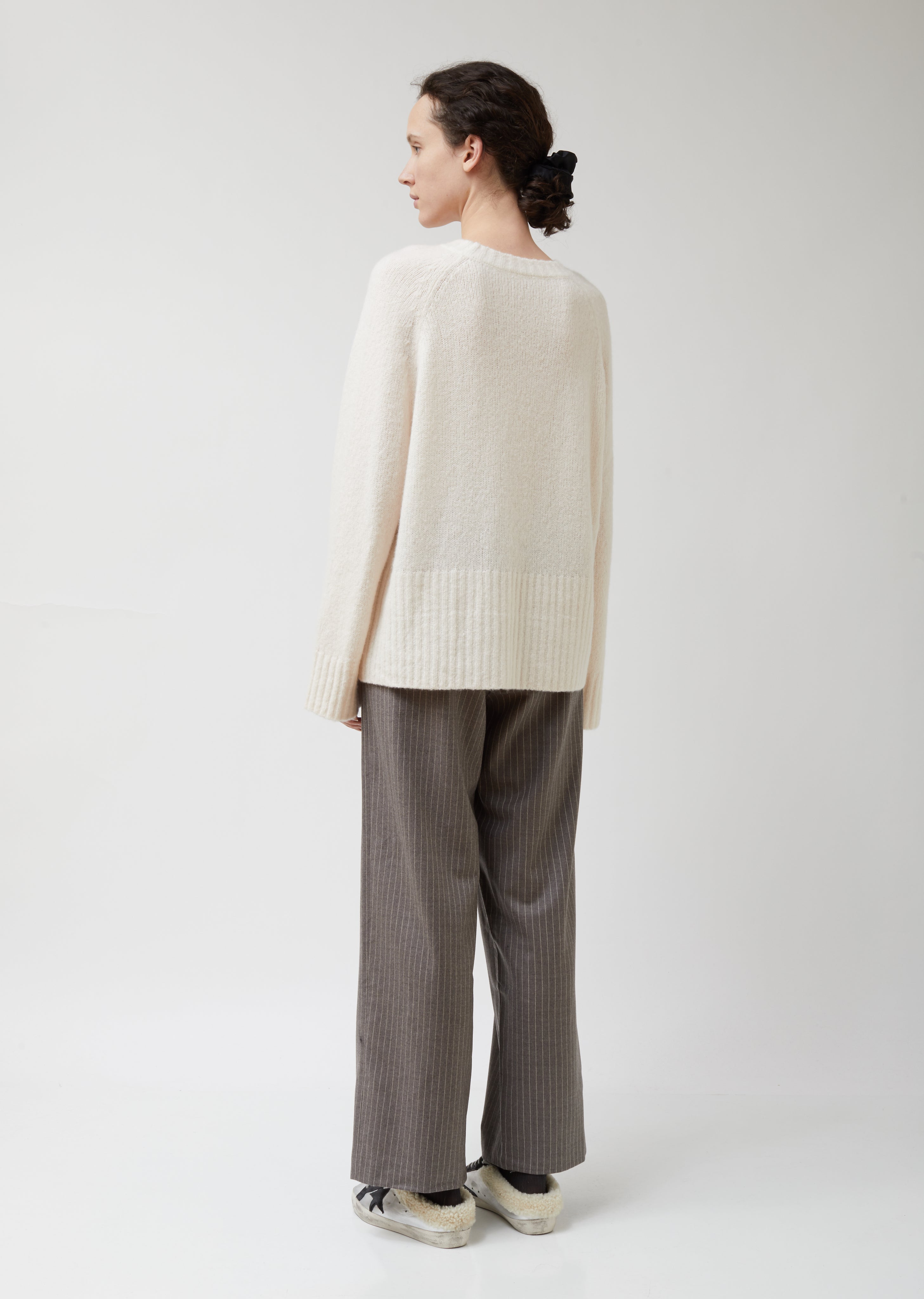 New Wide Rib Cashmere Sweater – La Garçonne