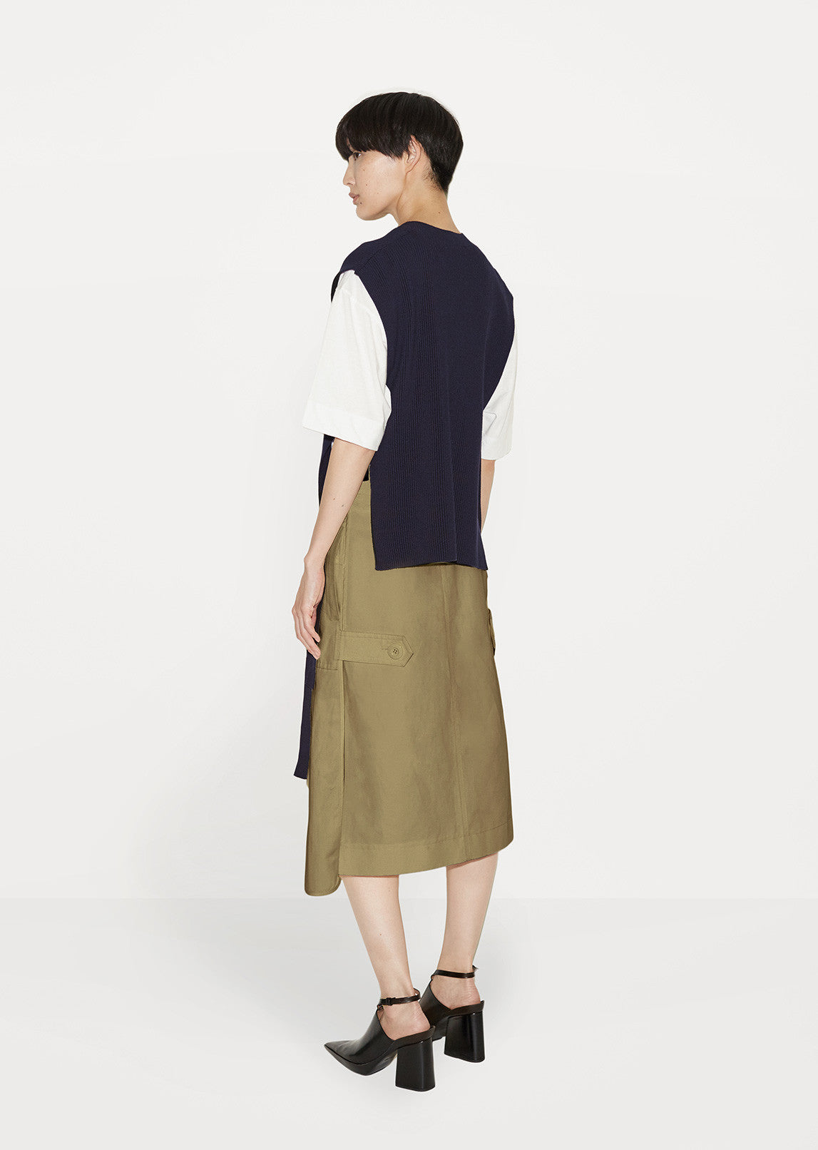 Cotton Linen Pocket Skirt by Marni - La Garçonne