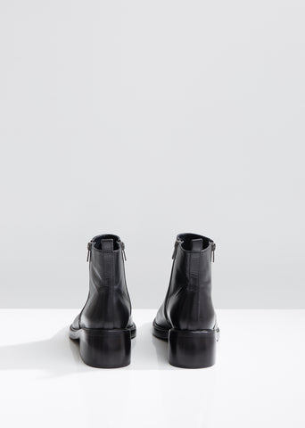 ankle boots with zipper on side