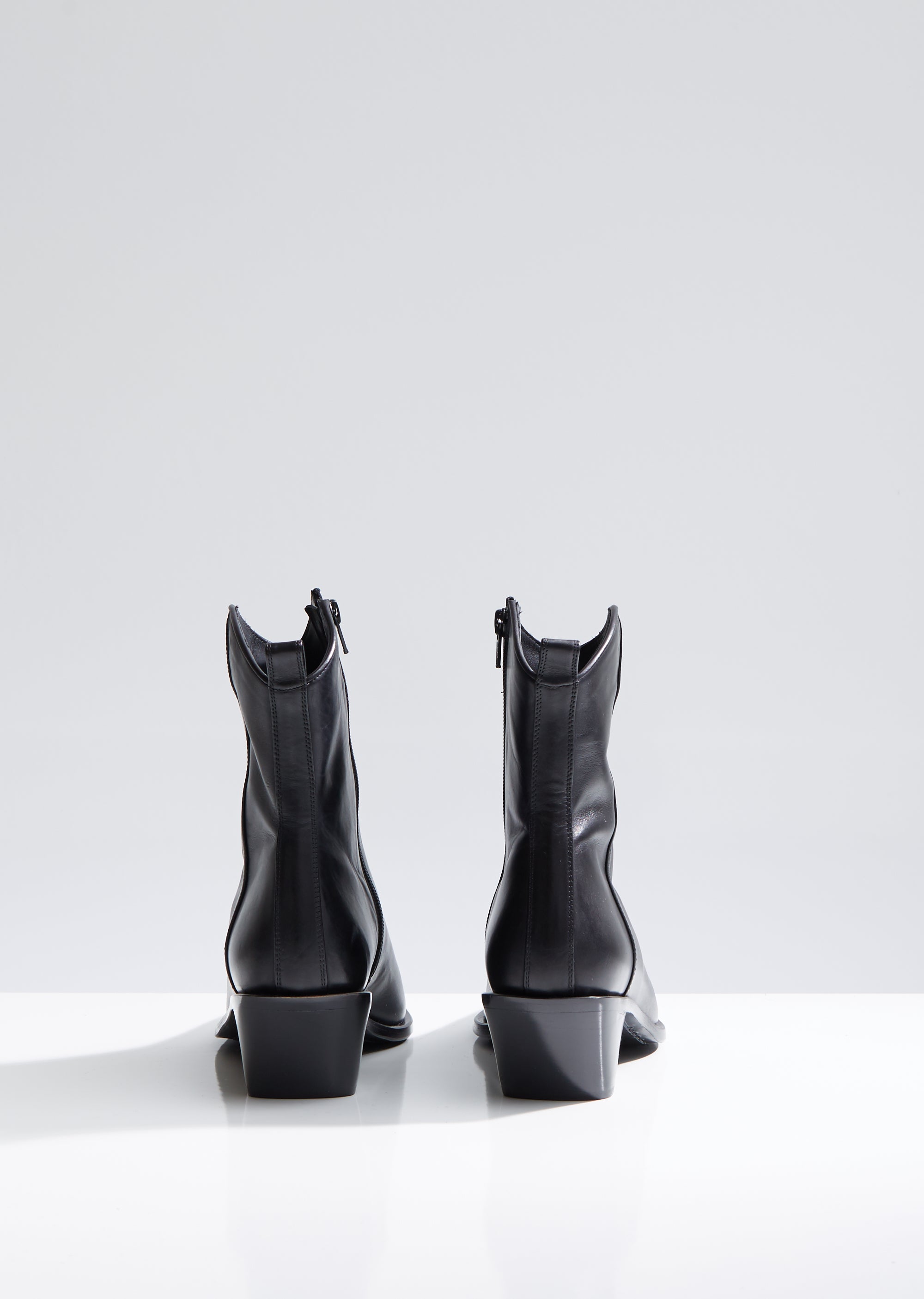 Heeled Western Ankle Boots by Ann 