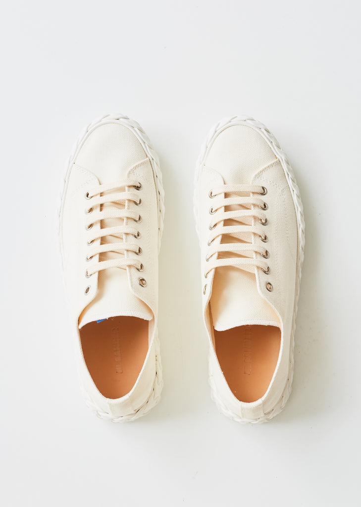 Canvas Braided Sneakers – La Garçonne