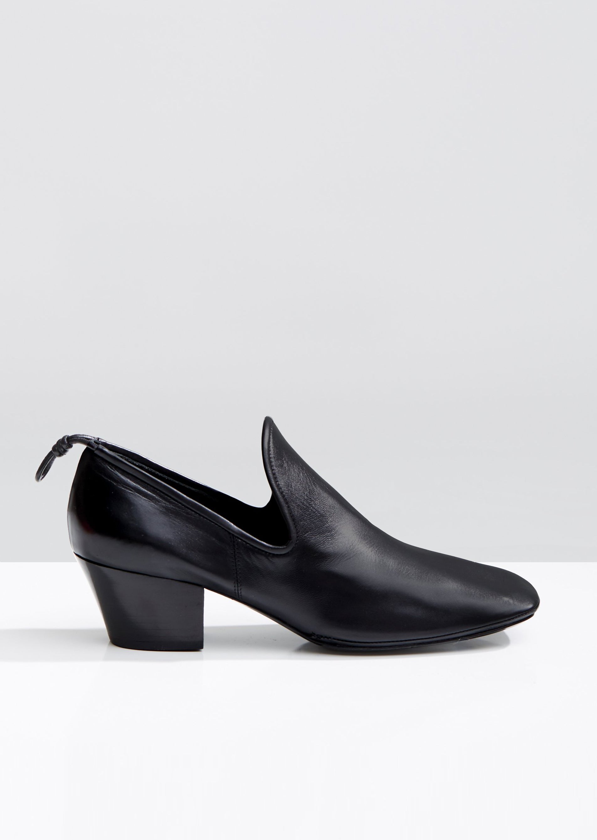 Soft Leather Heeled Loafers by Lemaire- La Garçonne